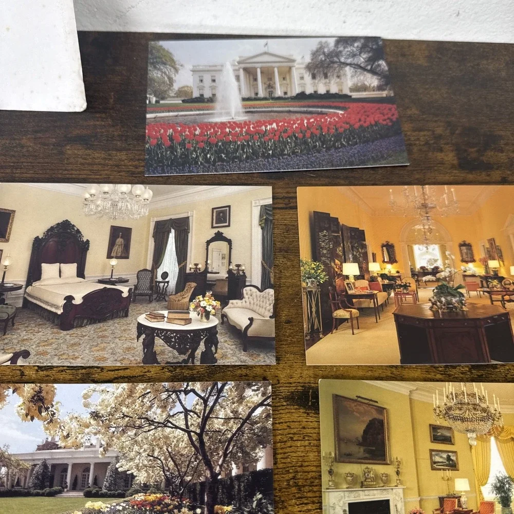 White House Historical Association 1991 Postcard Set • 15 Cards • Unused Vintage